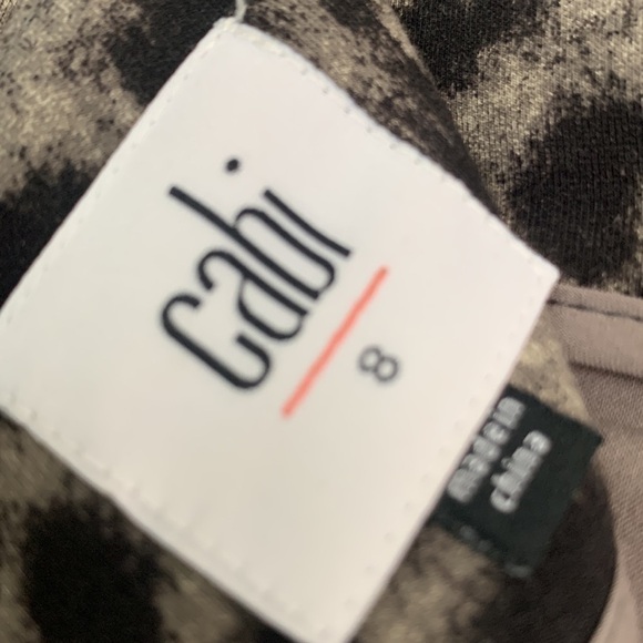 CAbi Leopard Print Skirt Set - Black and Brown - Picture 2 of 16